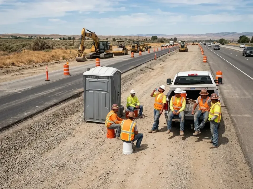 highway-road-construction-crew-007 — frequently asked questions, Porta Potty and Restroom Rentals in Bartlett, TN